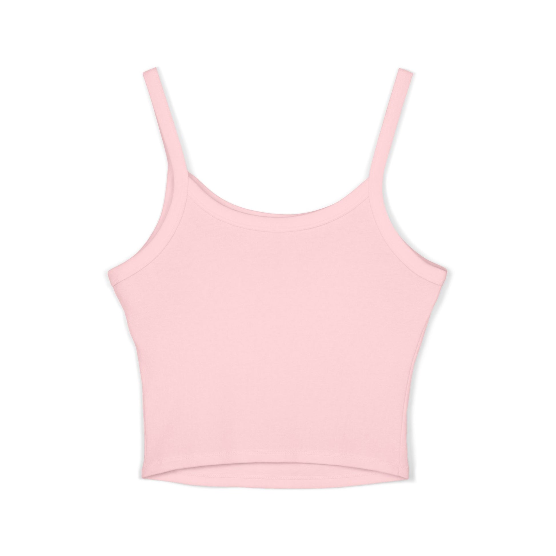 Pink tank top on a white background
