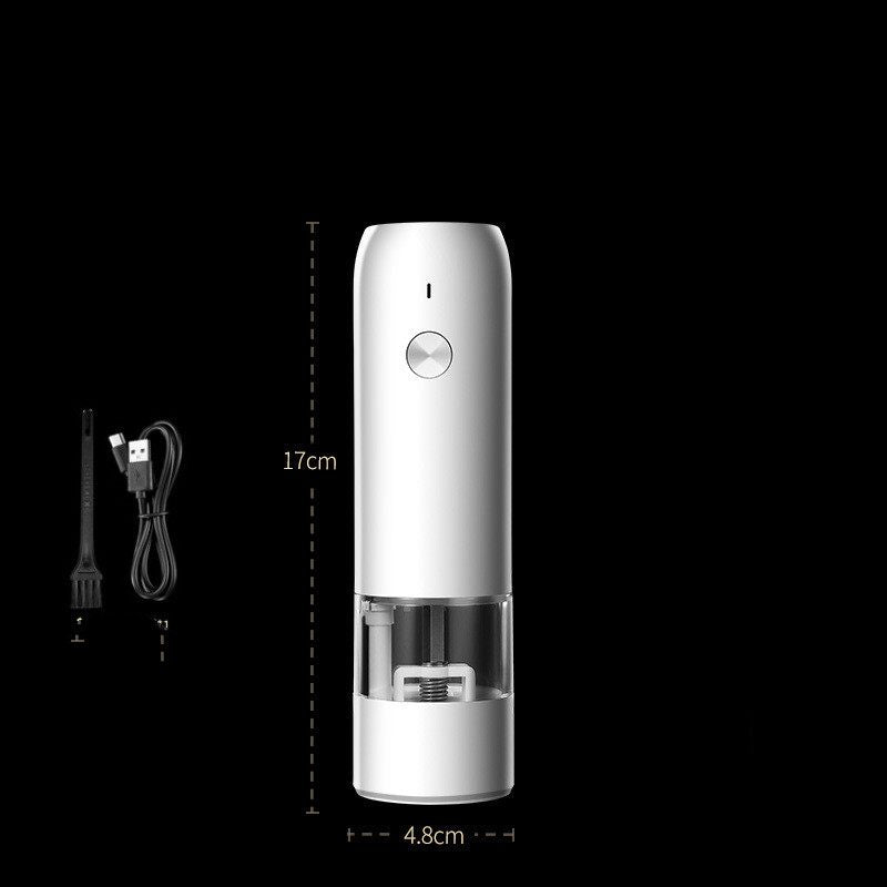 Rechargeable Electric Salt & Pepper Grinder Set – One Handed – Kitchen tool by SbrTnHomes