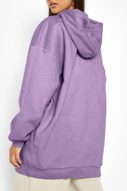Simply Love Simply Love Full Size Dropped Shoulder DREAMER Graphic Hoodie – Lilac Hoodies for Shopify Collective (2 view)
