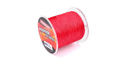 300M PE Braided Fishing Line – 4 - Strand Multifilament, 6–100LB | Super Strong Fishing Wire – Red Fishing Gear for 100LB (8 view)