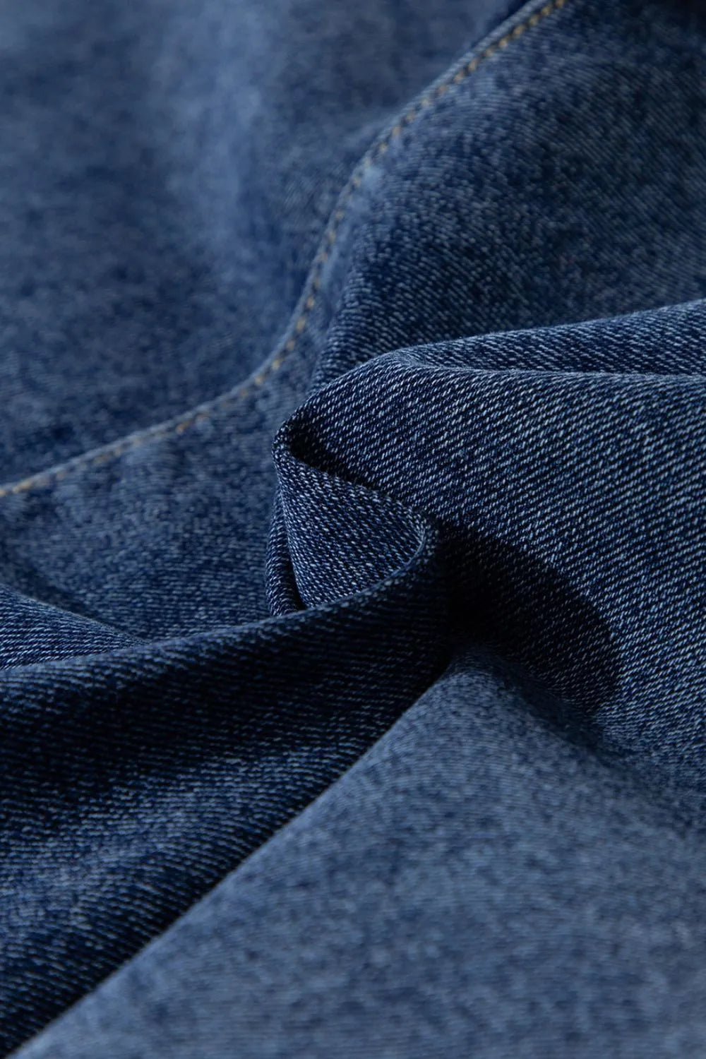 Asymmetrical Denim Skort with Pockets – Medium for Shopify Collective (8 view)