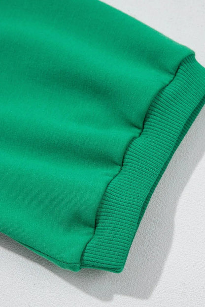 Frill Zip Front Puff Sleeve Top and Skort Set – Green for Shopify Collective (12 view)