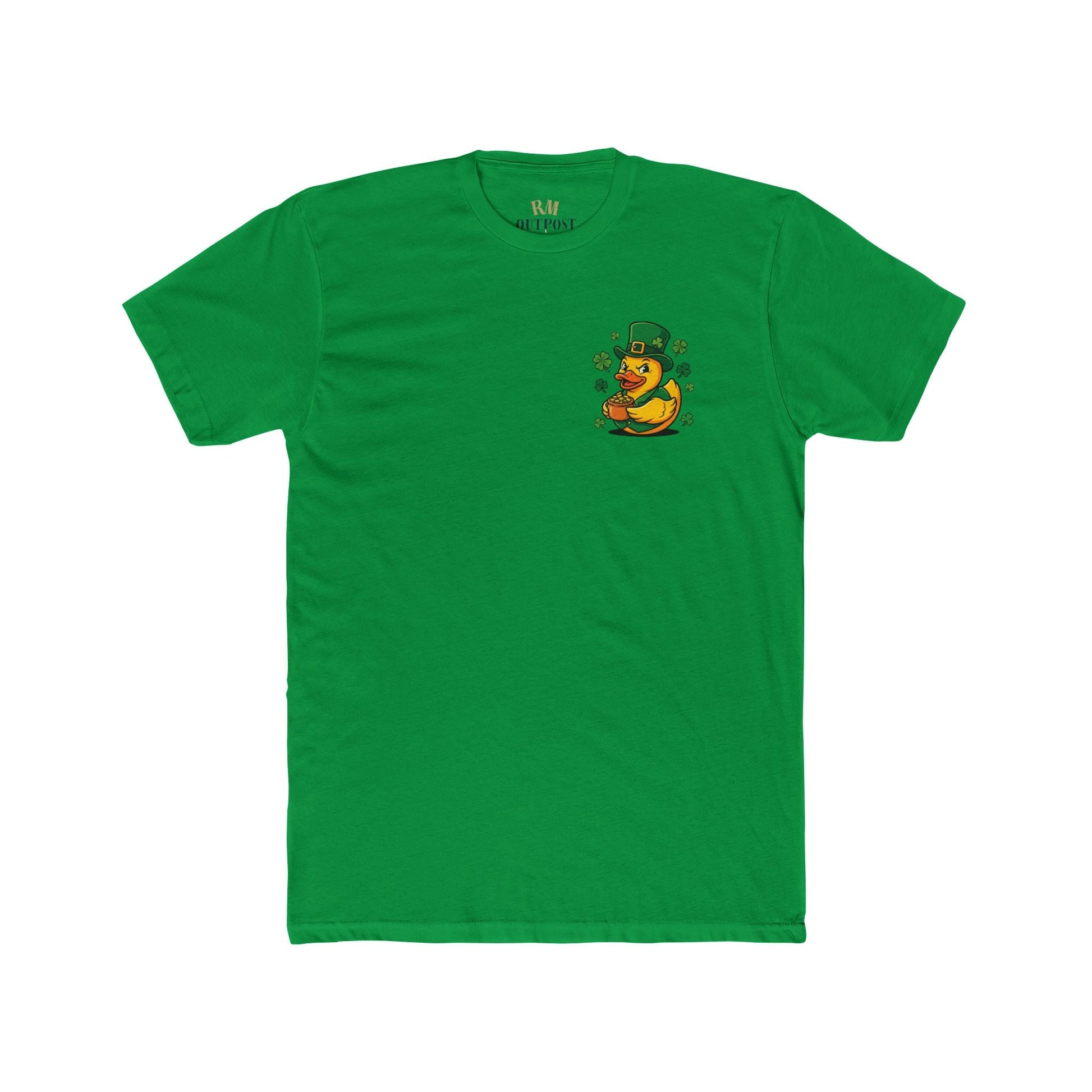 Lucky Duck St. Patrick's Day T-Shirt Printify