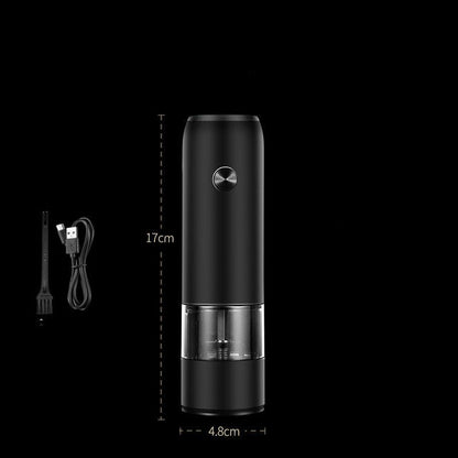 Rechargeable Electric Salt & Pepper Grinder Set – One Handed – Kitchen tool by SbrTnHomes