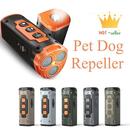 Anti Bark Torch – Ultrasonic Dog Bark Deterrent with LED – XP30 Gray Pet by SbrTnHomes