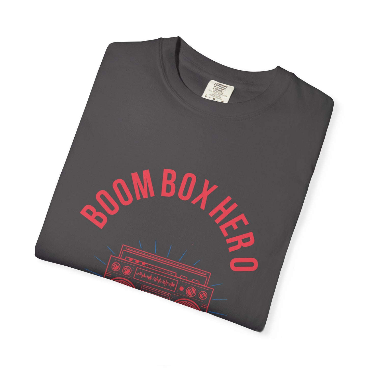 Boom Box Hero Tee – Vintage Boombox Graphic T-Shirt 'Since 1982'