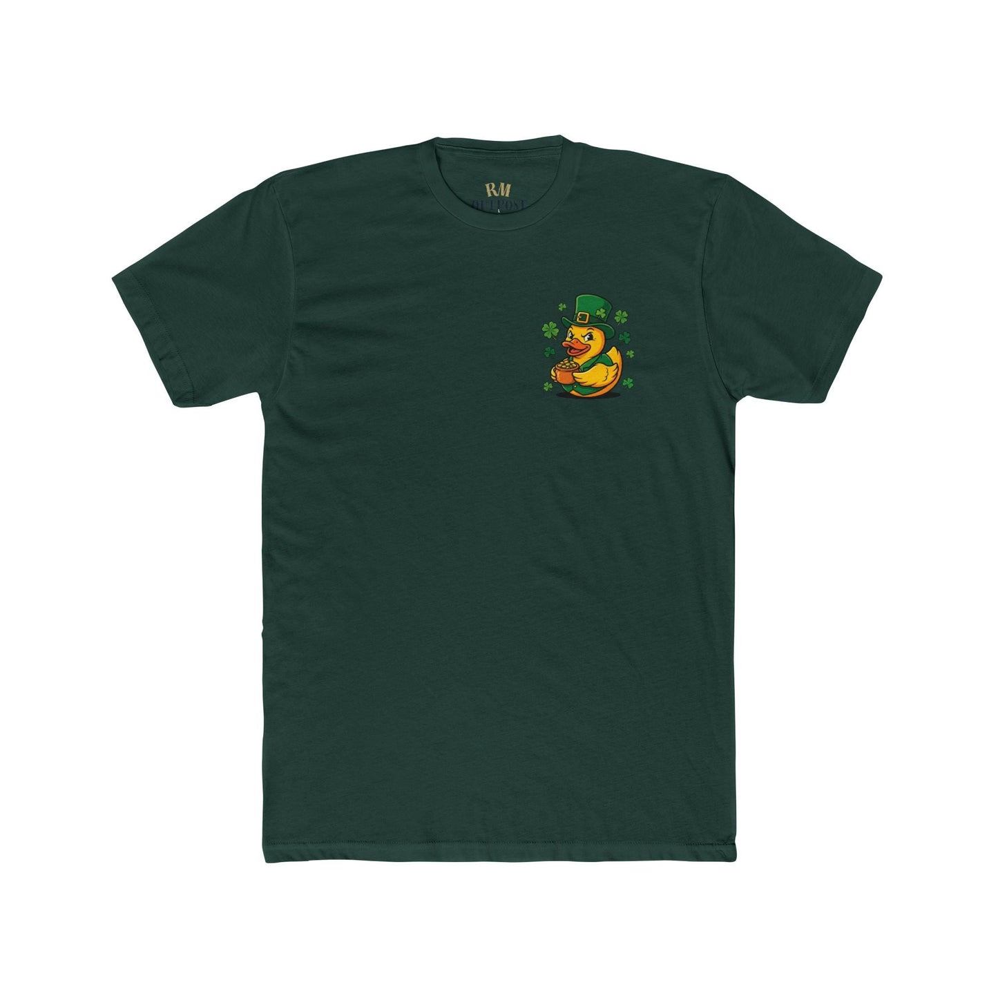 Lucky Duck St. Patrick's Day T-Shirt Printify