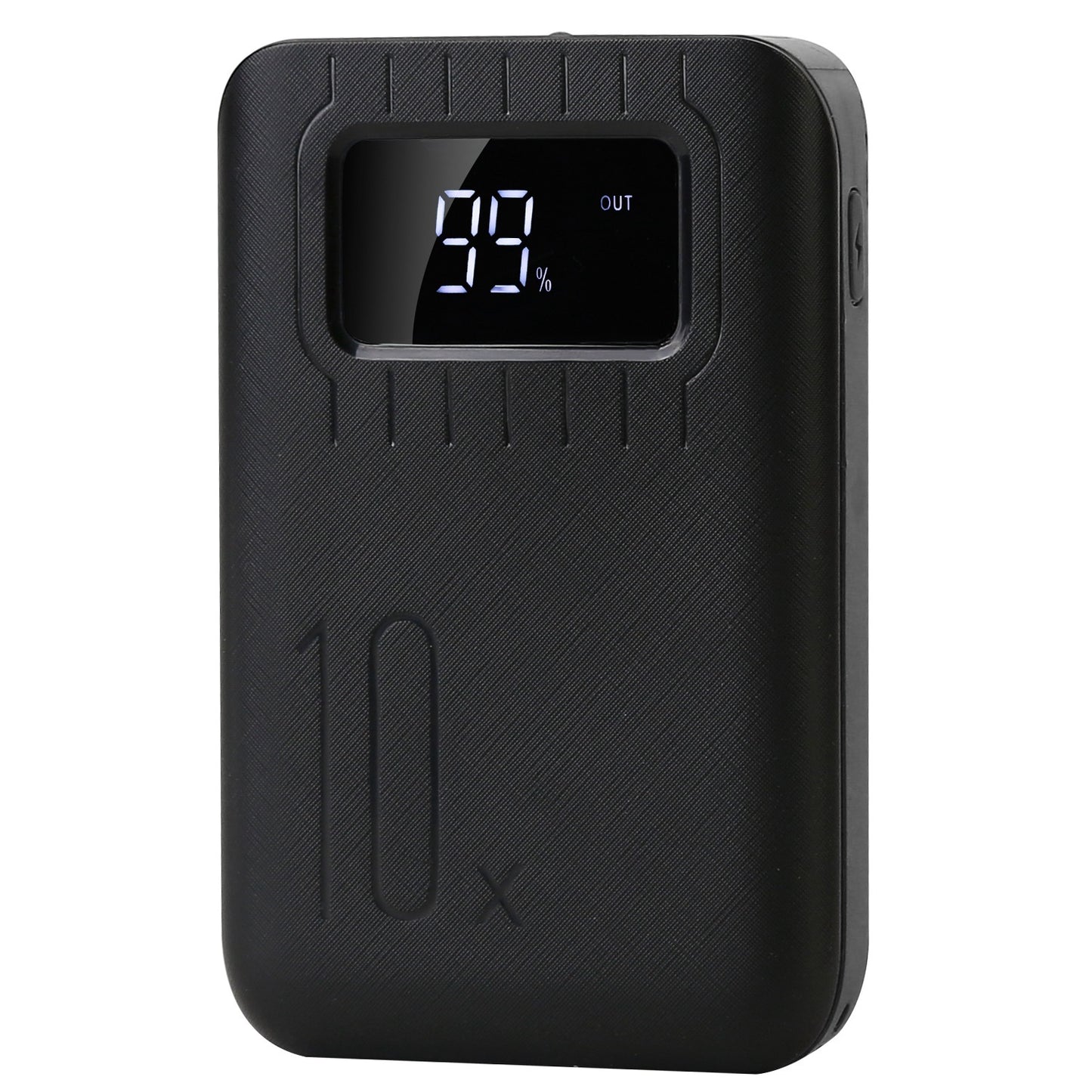 Portable Mini Power Bank – Pocket Charger with LCD Display & Flashlight