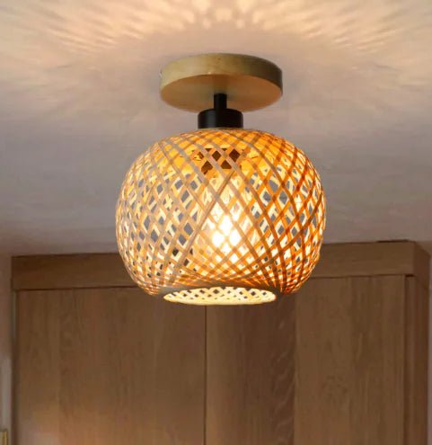 Bamboo - Glow - Lamp | Shop Sbrtn Homes – Wood Color lighting for decor (1 view)
