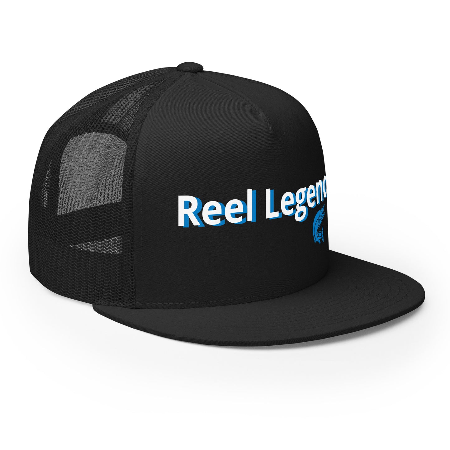 “Reel Legend” Trucker Cap – Classic Snapback Hat for Anglers – Black Fishing Gear by SbrTnHomes