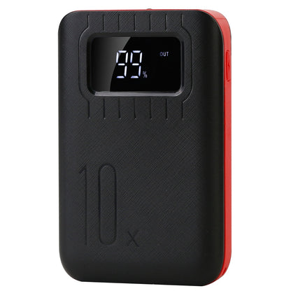 Portable Mini Power Bank – Pocket Charger with LCD Display & Flashlight