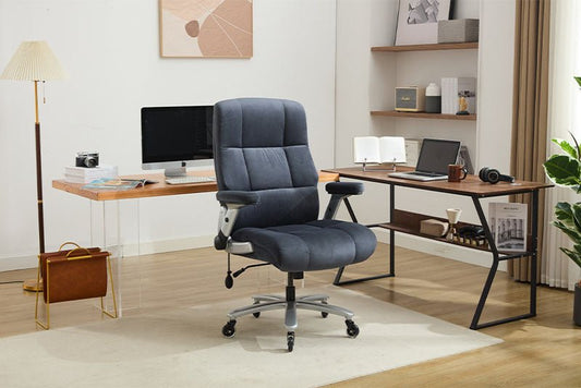Big & Tall Office Chair – 500lbs Capacity with Ergonomic Support | Home & Executive Office Seating –  by SbrTnHomes