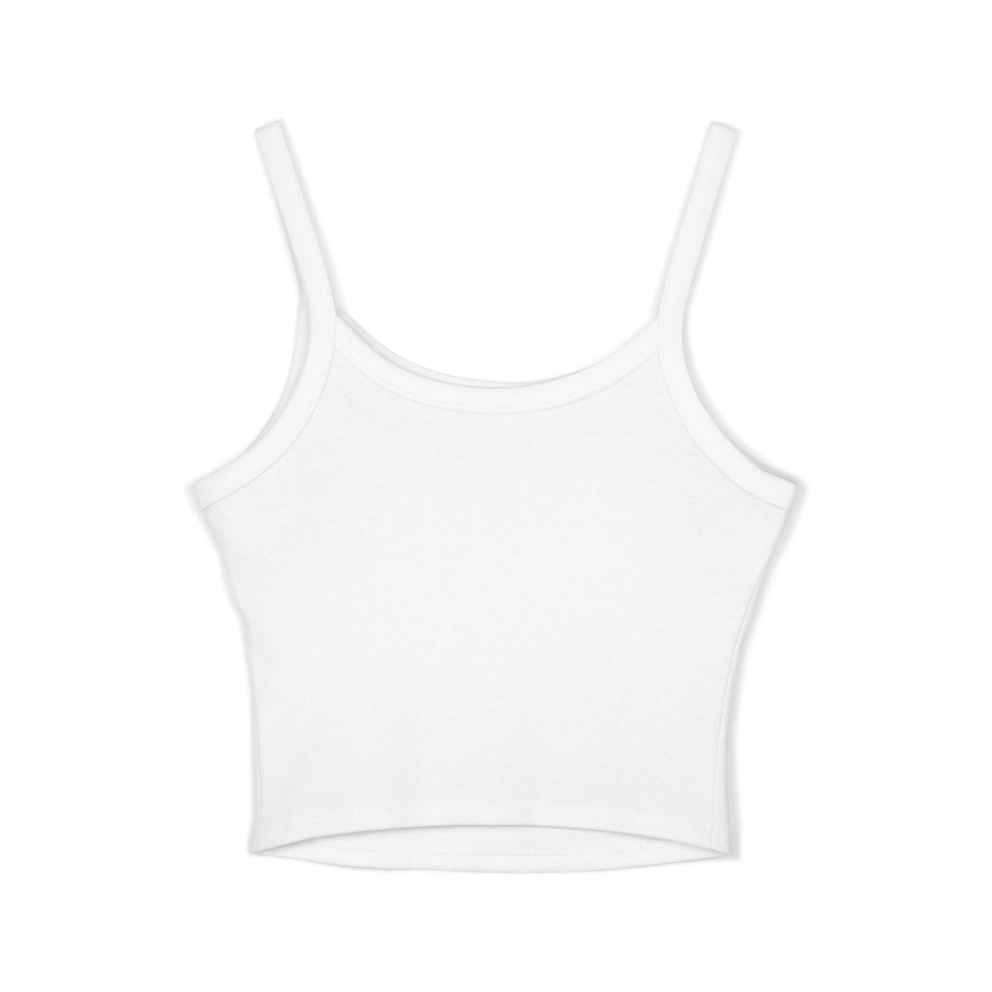 White tank top on a white background