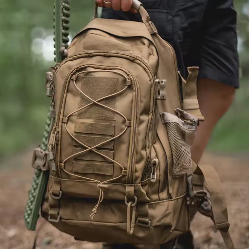 65L Tactical Backpack — Expandable MOLLE, Water - Resistant – A1 Backpack for 40 - 65l (9 view)