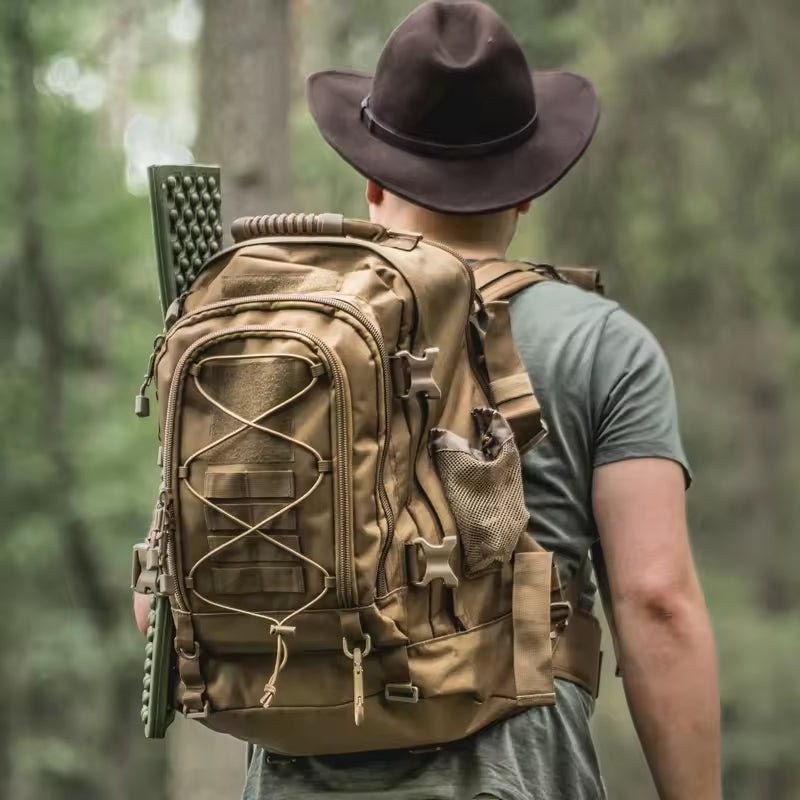 65L Tactical Backpack — Expandable MOLLE, Water - Resistant – A1 Backpack for 40 - 65l (10 view)
