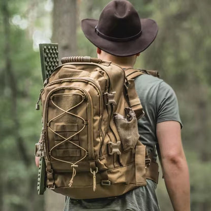 65L Tactical Backpack — Expandable MOLLE, Water - Resistant – A1 Backpack for 40 - 65l (10 view)