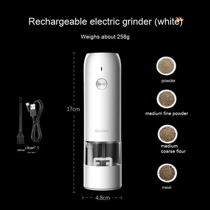 Rechargeable Electric Salt & Pepper Grinder Set – One Handed – Kitchen tool by SbrTnHomes