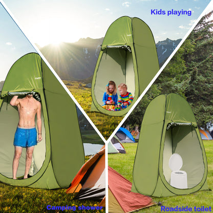Portable Pop-Up Privacy Tent – Changing & Shower Shelter