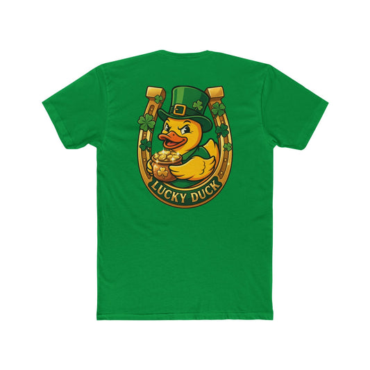 Lucky Duck St. Patrick's Day T-Shirt Printify