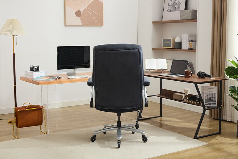 Big & Tall Office Chair – 500lbs Capacity with Ergonomic Support | Home & Executive Office Seating –  by SbrTnHomes
