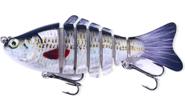 10cm Multi Section Fish Lure – Realistic Hard Bait for – Color(14 Colors) Fishing Gear by SbrTnHomes