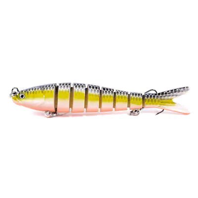 Multi Jointed Fishing Lure – Realistic Soft Bait for Bass & – JM035 7 3pcs Fishing Gear by SbrTnHomes