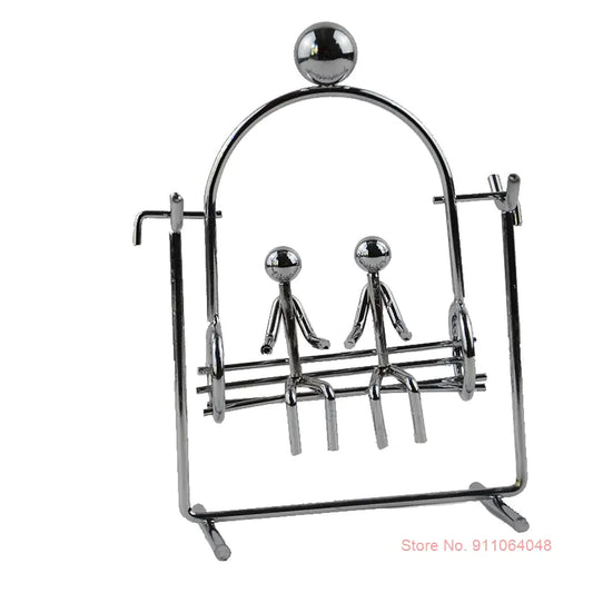 Newton - Pendulum - Desk - Decoration - Gift | Shop Sbrtn Homes – Silver Toys for gift idea (1 view)