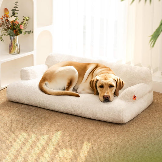Cozy Pet Sofa Bed – Fluffy, Washable & Anti Slip Comfort for – Miscellaneous by SbrTnHomes