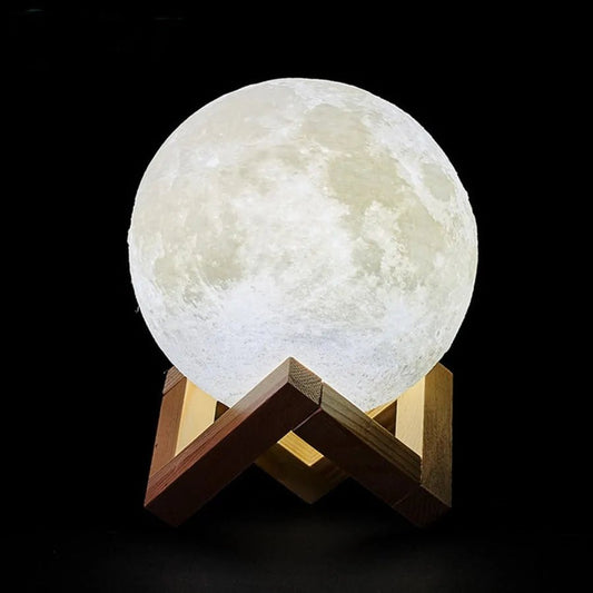 Rechargeable - Moon - Lamp | Shop Sbrtn Homes – 2 Colors lighting for decor (1 view)