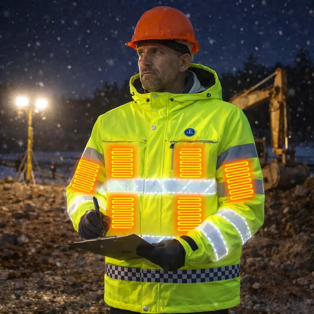 LITEGUEST USB Heated Reflective Waterproof Work Jacket For Winter - RM Outpost