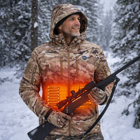 LITEGUEST 7-Zone Heated Camo Jacket | USB Powered Winter Hunting Gear - RM Outpost