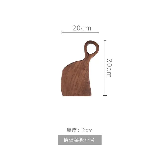 Black - Walnut - Wood - Cutting - Board | Shop Sbrtn Homes – Brown Kitchen tool for closing gift (1 view)