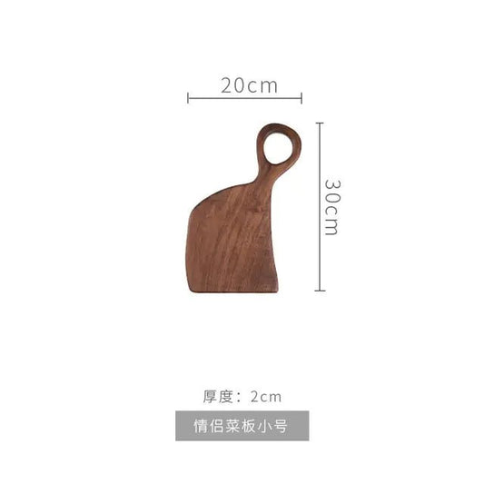Black - Walnut - Wood - Cutting - Board | Shop Sbrtn Homes – Brown Kitchen tool for closing gift (1 view)