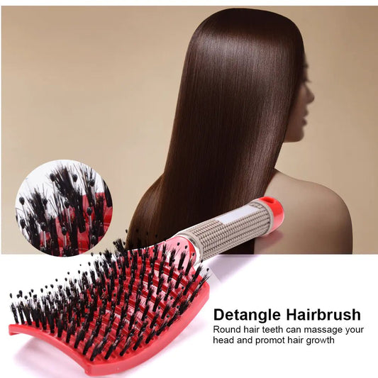 Girls' Hair Scalp Massage | Shop Sbrtn Homes – Red Accessories for detangling (1 view)