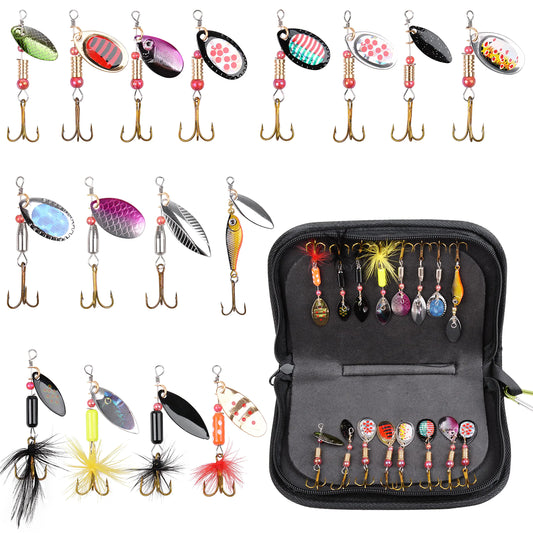 LEZUAN 18PCS Trout Spoon Lures – 1.2in 1/9oz Ultra Light