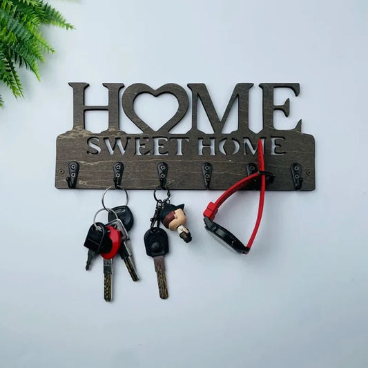 Black - Metal - Key - Hanger | Shop Sbrtn Homes – Black 2 Accessories for accessible (1 view)