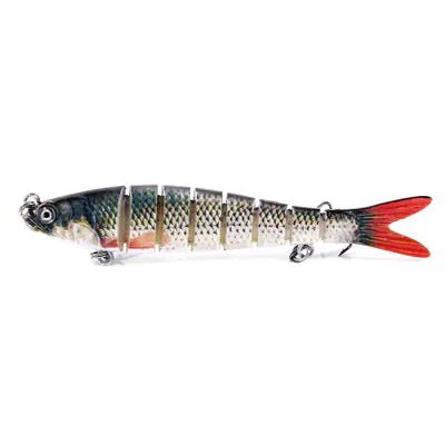 Multi Jointed Fishing Lure – Realistic Soft Bait for Bass & – JM035 5 3pcs Fishing Gear by SbrTnHomes