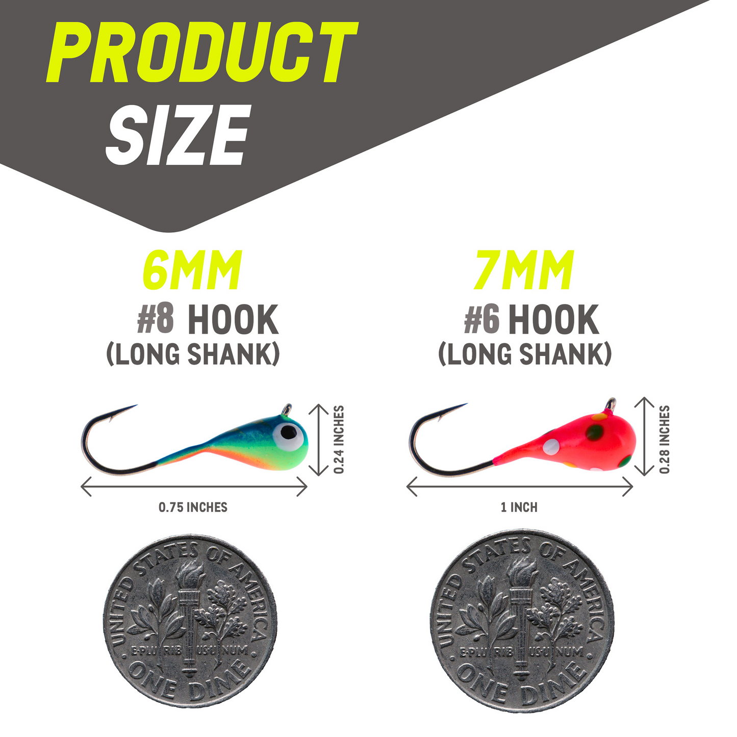 Reaction Tackle Ice Fishing Jigs