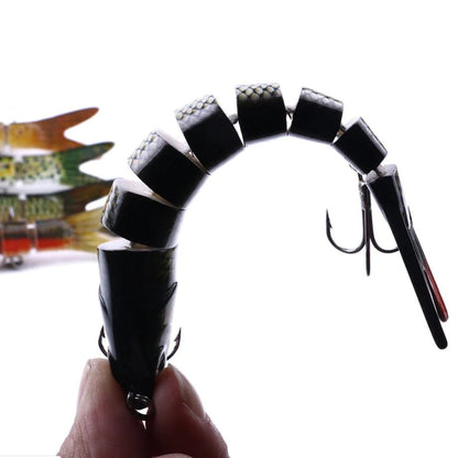 Multi Jointed Fishing Lure – Realistic Soft Bait for Bass & – 10pcs one color Fishing Gear by SbrTnHomes