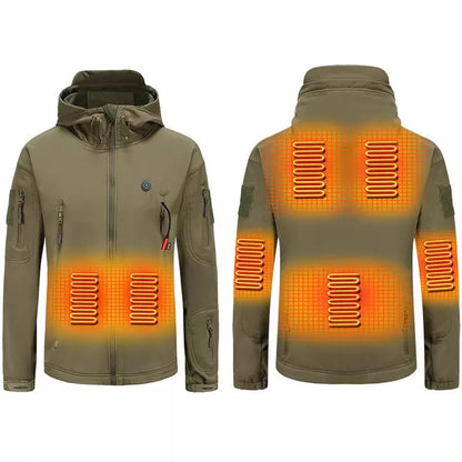 LITEGUEST 7-Zone Heated Camouflage Jacket – USB-Powered