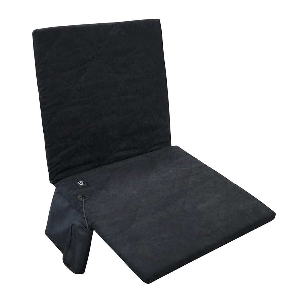 LITEGUEST Heated Outdoor Seat Cushion with Backrest – Winter Comfort