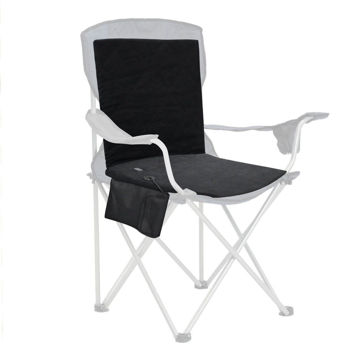 LITEGUEST Heated Outdoor Seat Cushion with Backrest – Winter Comfort