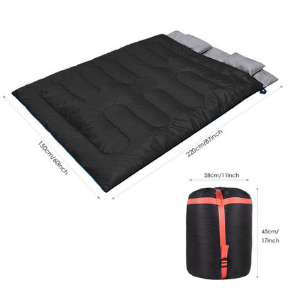 LITEGUEST USB Heated Sleeping Bag for 2 Adults – Outdoor Warmth