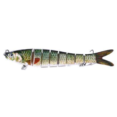 Multi Jointed Fishing Lure – Realistic Soft Bait for Bass & – JM034 3 5pcs Fishing Gear by SbrTnHomes