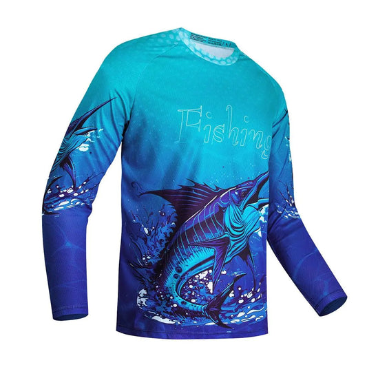 Men’s Long Sleeve Fishing Shirt – Quick Dry, Breathable & UV – 01 Apparel by SbrTnHomes