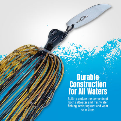 Reaction Tackle Lead Breaker Jigs- 3-Pack; Durable Fishing Jigs for Freshwater & Saltwater - New