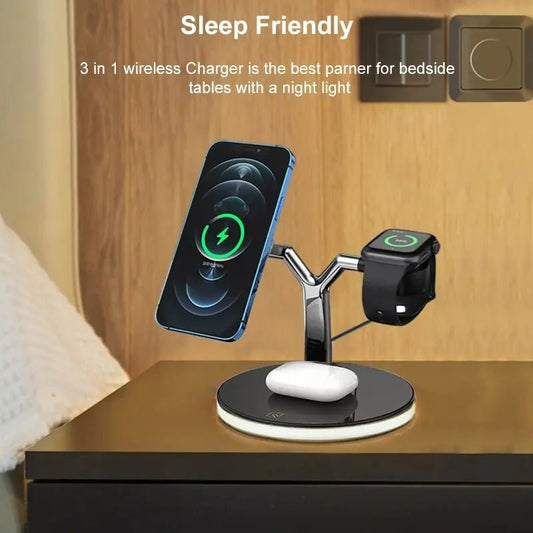 Magnetic - Wireless - Charger - Stand | Shop Sbrtn Homes – White electrioncs by SbrTnHomes