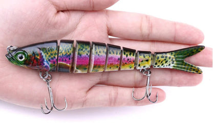 Multi Jointed Fishing Lure – Realistic Soft Bait for Bass & – B Pink Fishing Gear by SbrTnHomes
