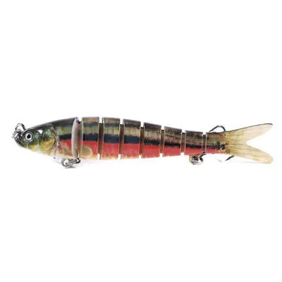 Multi Jointed Fishing Lure – Realistic Soft Bait for Bass & – JM035 8 Fishing Gear by SbrTnHomes