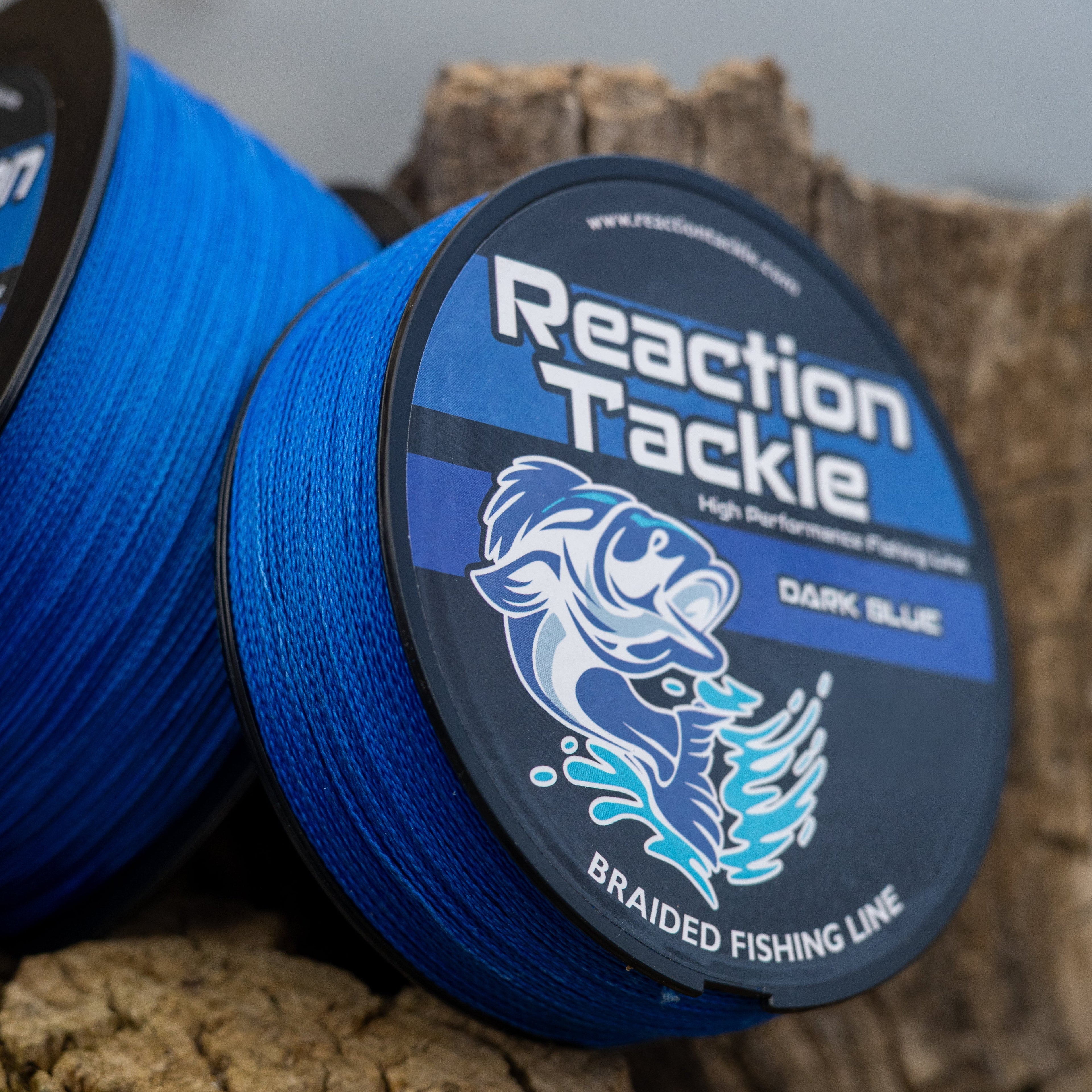 Reaction Tackle Braided Fishing Line - Dark Blue Reaction Tackle